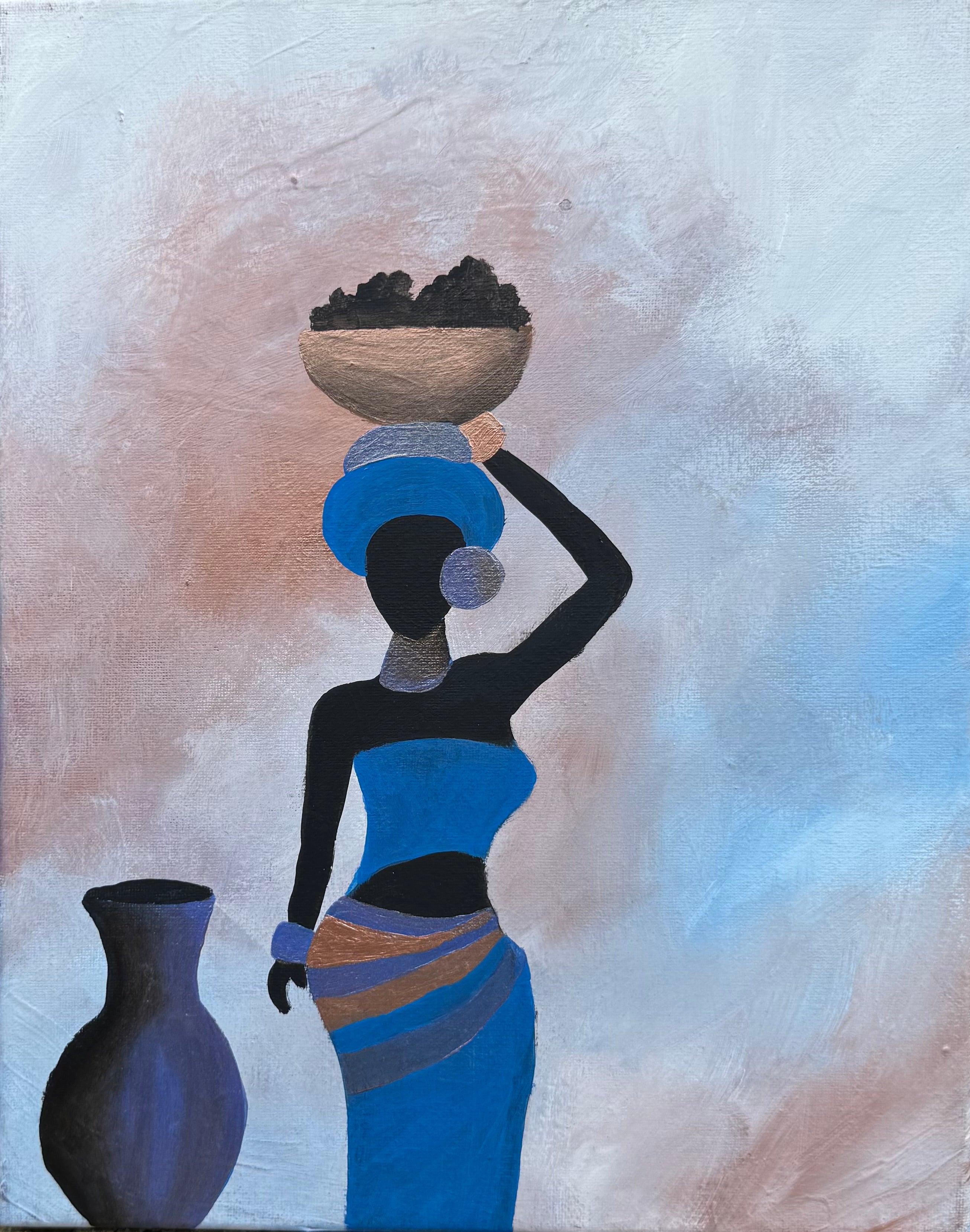 MIRCRE8S 'MELANIN SILHOUETTE" (11in x 14in)