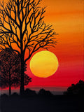 MIRCRE8S "CRIMSON SUNSET" (9in x 12in)