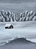 MIRCRE8S "SNOWY CABIN WINTER" (9in x 12in)
