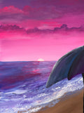 MIRCRE8S "THE DANCING OCEAN WAVES" ( 9in x 12in)