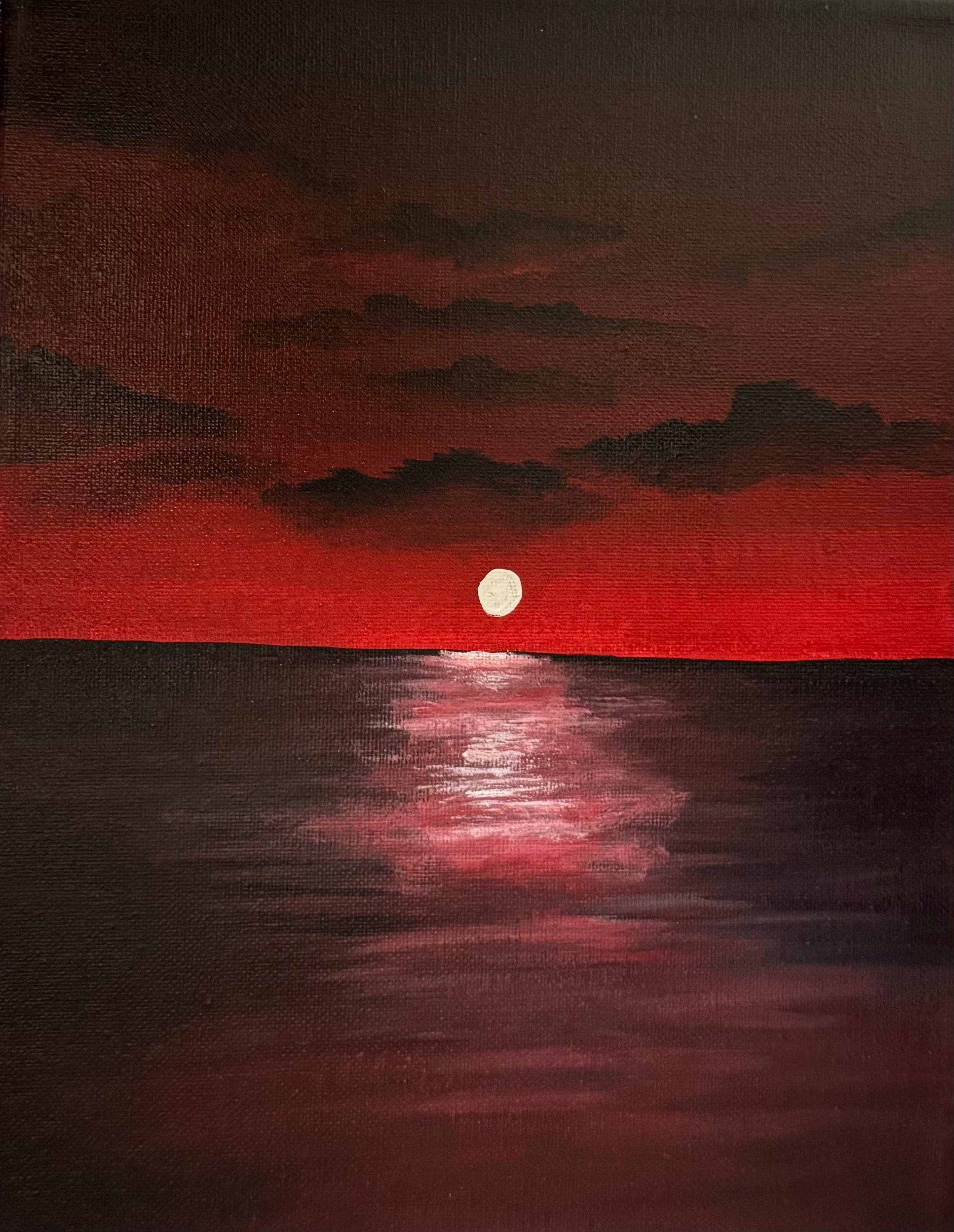 MIRCRE8S "CRIMSON WATERS" (9in x 12in)