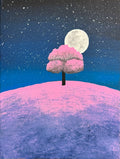 MIRCRE8S "PINK ESSENCE MOON GRAZE " (9in x 12in)