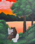 MIRCRE8S "I GUESS A BEAR DOES SHII IN THE WOODS" (16in x 20in)