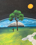 MIRCRE8S 1 of 1 Collection "Oneness is Life" The Lil Lambs Knows (11in x 14in)