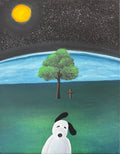MIRCRE8S 1 of 1 Collection "Oneness is Life" Snoopy isn't Lost, Peace was CRE8TED. (11in x 14in)